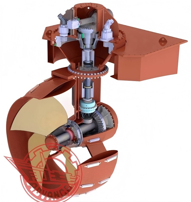 Propeller laras siri NCP, Lateral Thruster - Gearbox mempunyai fungsi berikut: